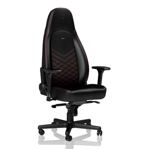 Silla Gaming Noblechairs Icon Negro/Rojo | Quonty.com | NBL-ICN-PU-BRD