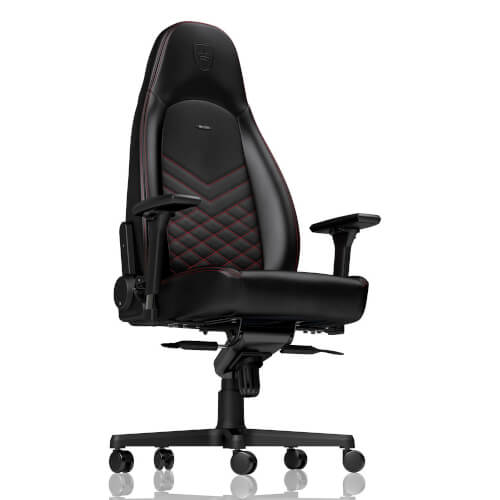 Silla Gaming Noblechairs Icon Negro/Rojo | Quonty.com | NBL-ICN-PU-BRD