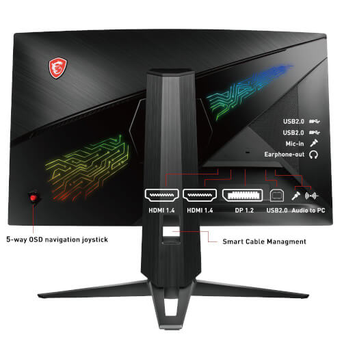 Monitor Gaming Led 27 Msi Optix Mpg27cq Curvo | Quonty.com | 9S6-3FA31T-003