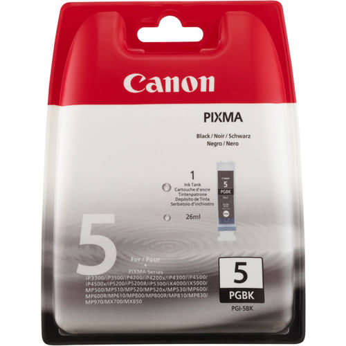 Tinta Canon Pgi-5bk Negro | Quonty.com | 0628B029