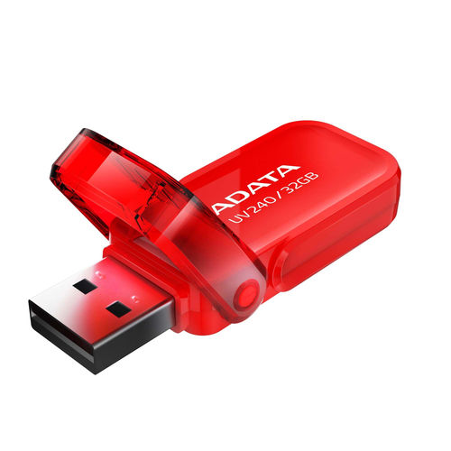 Pendrive 32gb Usb2.0 Adata Uv240 Rojo | Quonty.com | AUV240-32G-RRD