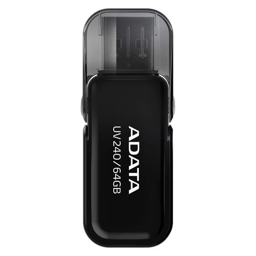 Pendrive 64gb Usb2.0 Adata Uv240 Negro | Quonty.com | AUV240-64G-RBK
