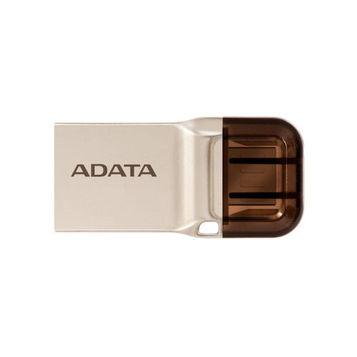 Pendrive 64gb Usb3.1 Adata Uc370 Otg Plata | Quonty.com | AUC370-64G-RGD