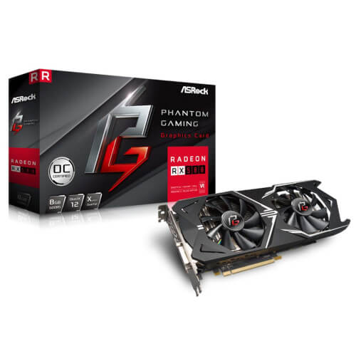 Tarjeta Gráfica Asrock Phantom Gaming X Rx580 8gb Oc | Quonty.com | 90-GA0000-00UANF