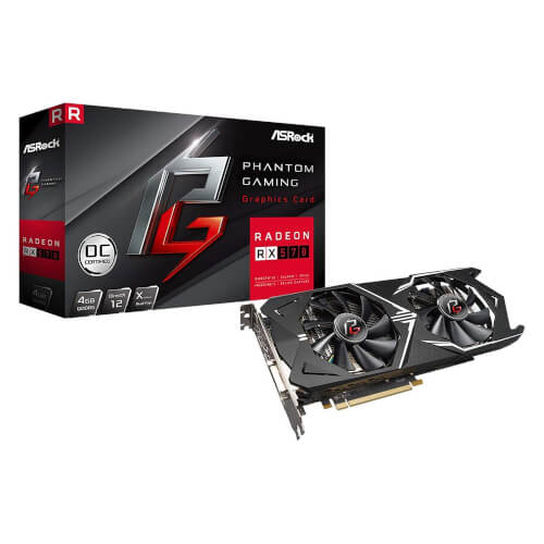 Tarjeta Gráfica Asrock Phantom Gaming X Rx570 4g Oc | Quonty.com | 90-GA0800-00UANF