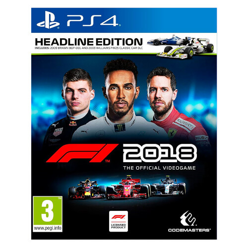 Juego Sony Ps4 F1 2018 Headline Edition | Quonty.com | F12018PS4