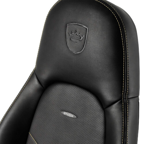 Silla Gaming Noblechairs Icon Negro/Dorado | Quonty.com | NBL-ICN-PU-GOL