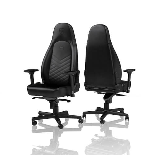 Silla Gaming Noblechairs Icon Negro/Blanco | Quonty.com | NBL-ICN-PU-BPW