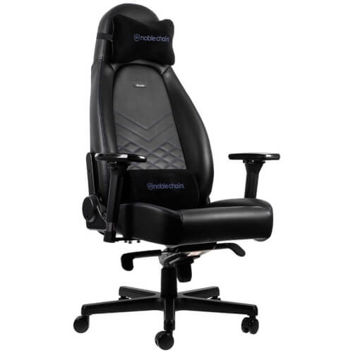Silla Gaming Noblechairs Icon Negro/Verde | Quonty.com | NBL-PU-GRN-002