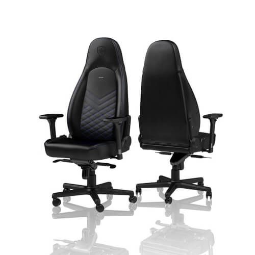 Silla Gaming Noblechairs Icon Negro/Verde | Quonty.com | NBL-PU-GRN-002