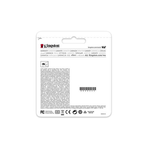 Microsd Kingston 128gb Cl10 Uhs-I Canvas Select | Quonty.com | SDS/128GB