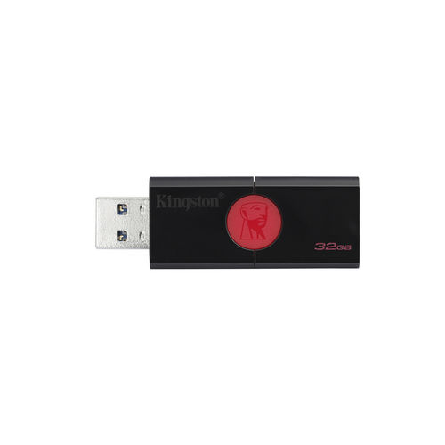 Pendrive 32gb Usb3.1 Kingston Dt 106 Negro/Rojo | Quonty.com | DT106/32GB