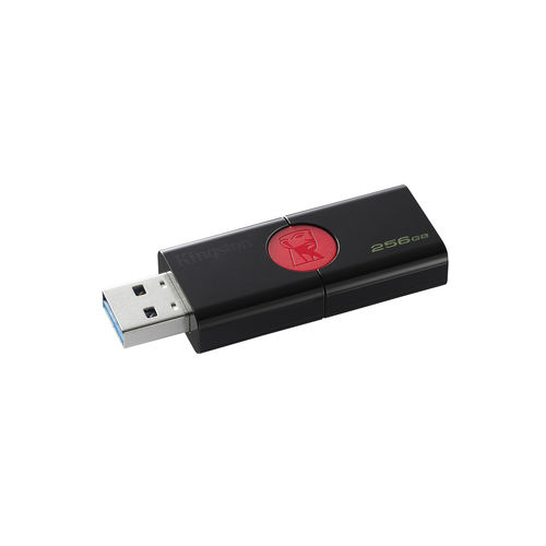 Pendrive 256gb Usb3.1 Kingston Dt 106 Negro/Rojo | Quonty.com | DT106/256GB
