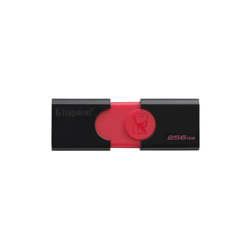 Pendrive 256gb Usb3.1 Kingston Dt 106 Negro/Rojo | Quonty.com | DT106/256GB