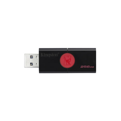 Pendrive 256gb Usb3.1 Kingston Dt 106 Negro/Rojo | Quonty.com | DT106/256GB