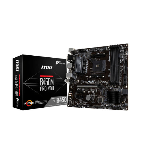 Placa Base Msi B450m Pro-Vdh V2 Am4 Amd Atx | Quonty.com | 911-7A38-017