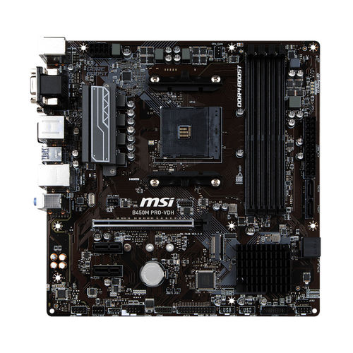Placa Base Msi B450m Pro-Vdh V2 Am4 Amd Atx | Quonty.com | 911-7A38-017