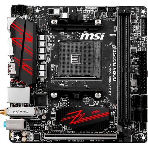 Placa Base Msi Am4 B450i Gaming Plus Ac | Quonty.com | 911-7A40-004