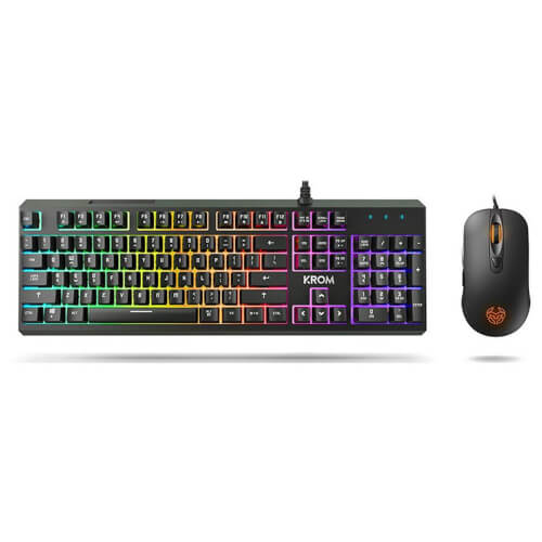 Teclado+Raton Krom Kaleido Gaming Usb | Quonty.com | NXKROMKALEIDO
