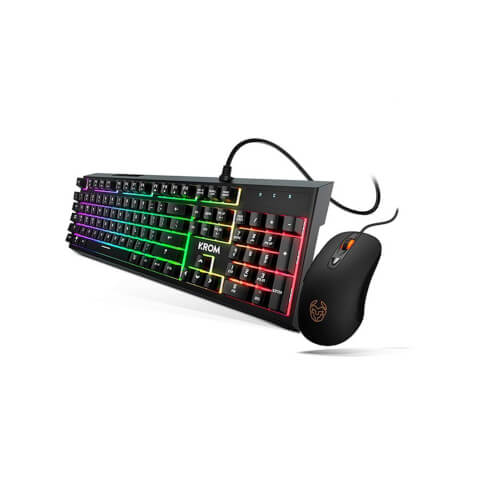 Teclado+Raton Krom Kaleido Gaming Usb | Quonty.com | NXKROMKALEIDO