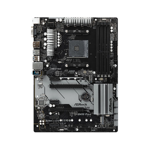 Placa Base Asrock Am4 B450 Pro4 Amd Am4 Atx | Quonty.com | 90-MXB8B0-A0UAYZ