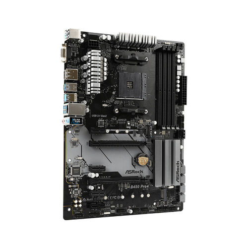 Placa Base Asrock Am4 B450 Pro4 Amd Am4 Atx | Quonty.com | 90-MXB8B0-A0UAYZ