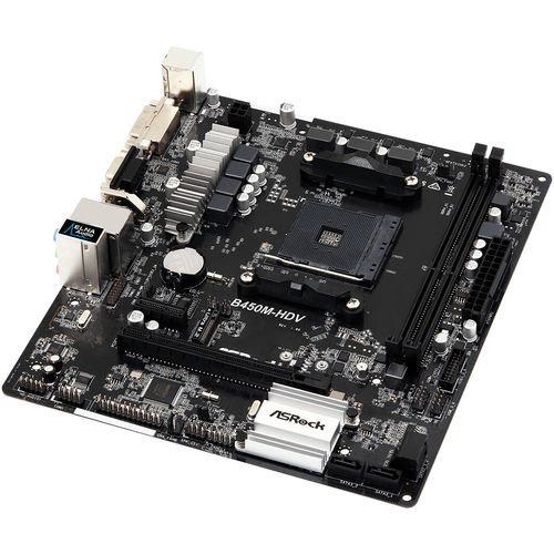 Placa Base Asrock B450m Hdv Amd Am4 Atx | Quonty.com | 90-MXB830-A0UAYZ
