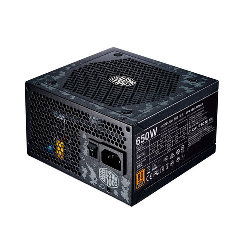 Fuente Coolermaster Masterwatt 650 650w 80+ Bronce Cableado | Quonty.com | MPX-6501-AMAAB-EF