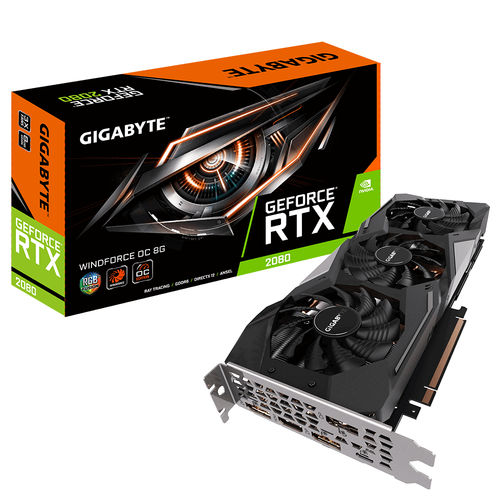 Tarjeta Gráfica Gigabyte Rtx 2080 Windforce Oc 8gb Gddr6 | Quonty.com | GV-N2080WF3OC-8GC