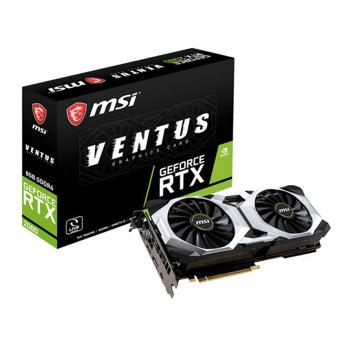 Tarjeta Gráfica Msi Rtx 2080 Ventus 8gb Gddr6 | Quonty.com | 912-V372-015