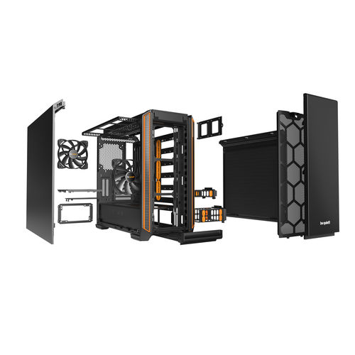 Caja Semitorre/E-Atx Be Quiet! Silent Base 601 Orange | Quonty.com | BG025