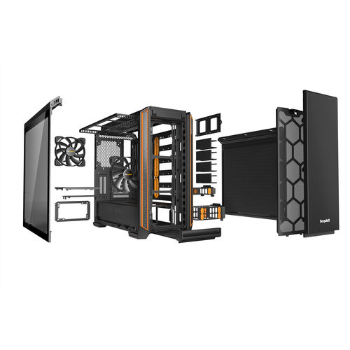 Caja Semitorre/E-Atx Be Quiet! Silent Base 601 Window Orange | Quonty.com | BGW25
