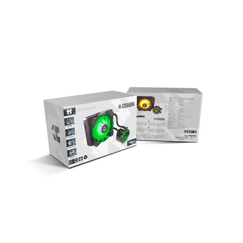 Refrigeracion Liquida Nox Hummer H-120 Aura Rgb | Quonty.com | NXHUMMERH120AURA