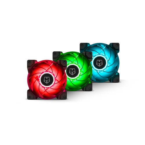 Ventilador 120x120 Nox Hummer H-Sync Rgb Pack 3uds | Quonty.com | NXHUMMERHSYNC
