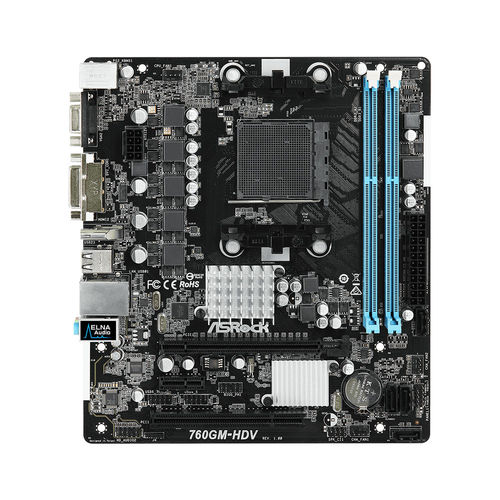 Placa Base Asrock Am3+ 760gm-Hdv Amd Microatx | Quonty.com | 90-MXB7U0-A0UAYZ