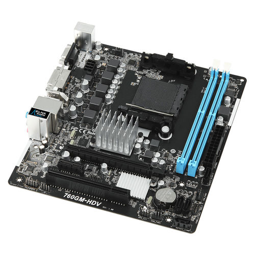 Placa Base Asrock Am3+ 760gm-Hdv Amd Microatx | Quonty.com | 90-MXB7U0-A0UAYZ