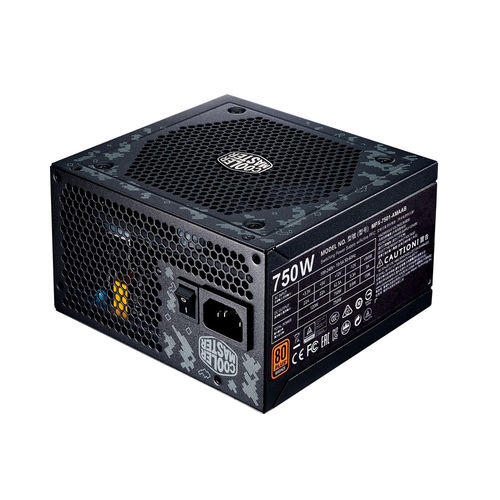 Fuente Alimentacion Coolermaster Masterwatt 750w 80+ Bro Atx | Quonty.com | MPX-7501-AMAAB-EF