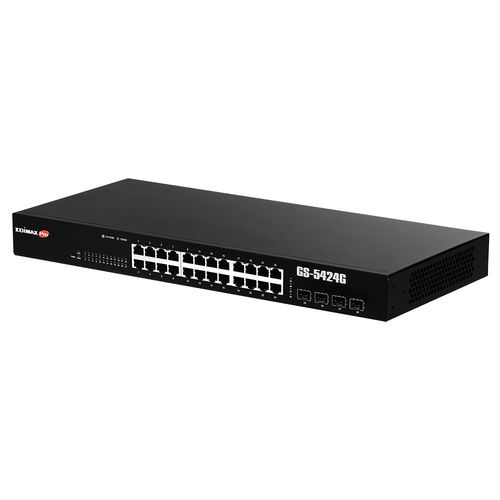 Switch Edimax Pro Gs-5424g 24ptos 10/100/1000 | Quonty.com | GS-5424G