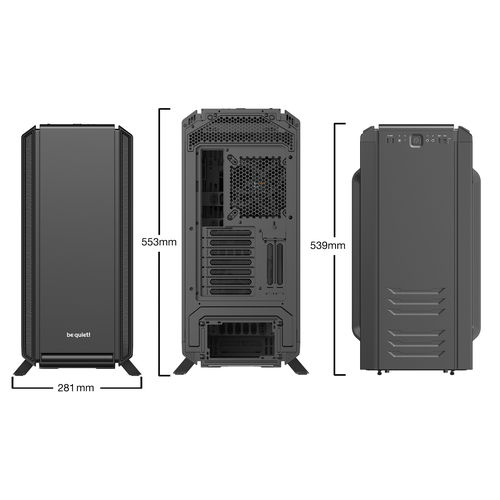 Caja Semitorre/E-Atx Be Quiet! Silent Base 801 Window Black | Quonty.com | BGW29