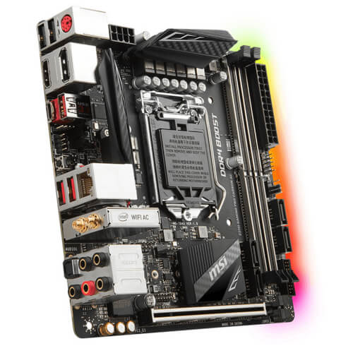 Placa Base Msi 1151-8g Z370i Gaming Pro Carbon Ac | Quonty.com | 7B43-003R