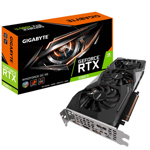 Tarjeta Gráfica Gigabyte Rtx 2080 Ti Windforce Oc 11gb Gddr6 | Quonty.com | GV-N208TWF3OC-11GC