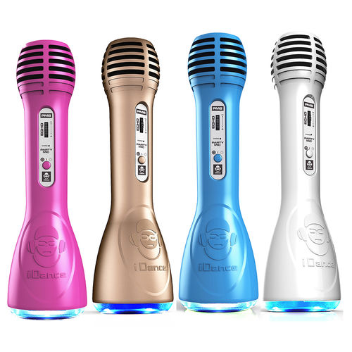 Micrófono Karaoke Idance Pm6bl Azul | Quonty.com | PM6BL
