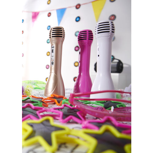 Micrófono Karaoke Idance Pm6pr Rosa | Quonty.com | PM6PR