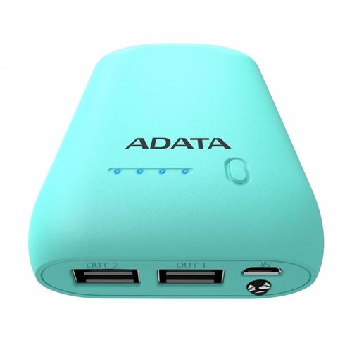 Powerbank/Bateria Externa Adata P10050 Verde 10050mah | Quonty.com | AP10050-DUSB-5V-CGN