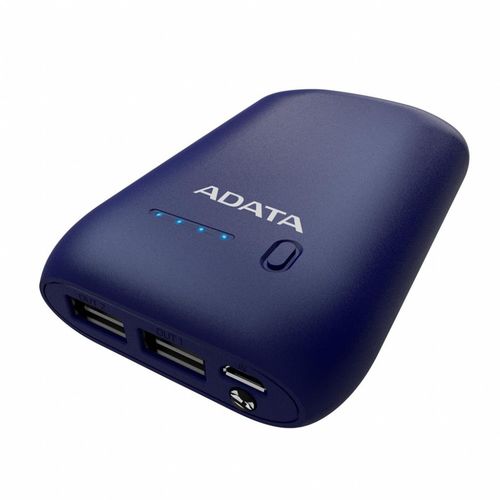 Powerbank/Bateria Externa Adata P10050 Azul 10050mah | Quonty.com | AP10050-DUSB-5V-CDB