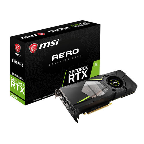 Tarjeta Gráfica Msi Rtx 2070 Aero 8gb Gddr6 | Quonty.com | 912-V373-009
