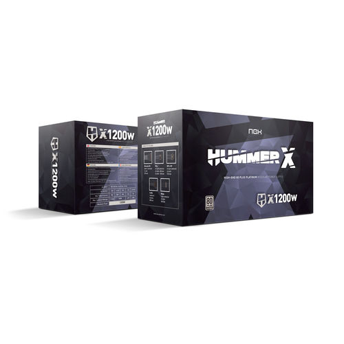 Fuente De Alimentacion/Atx Nox Hummer X 1200w | Quonty.com | NXHUMMERX1200WPT