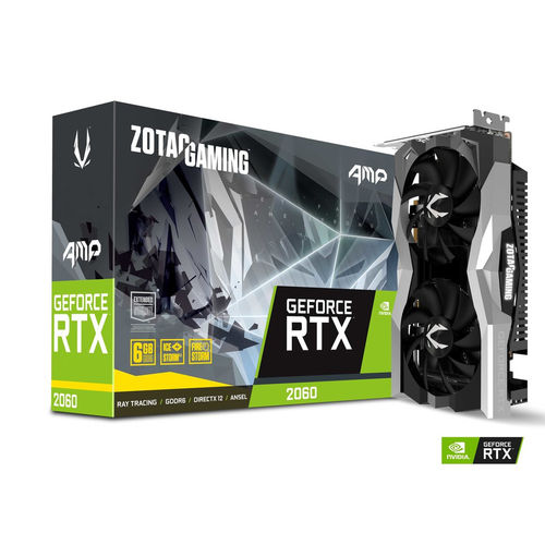 Tarjeta Gráfica Zotac Rtx 2060 Gaming Amp! 6gb Gddr6 | Quonty.com | ZT-T20600D-10M