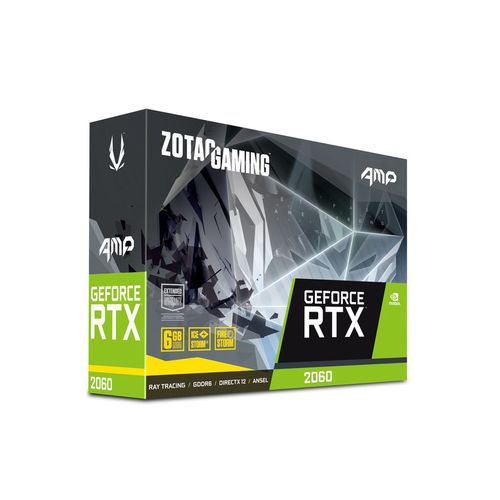 Tarjeta Gráfica Zotac Rtx 2060 Gaming Amp! 6gb Gddr6 | Quonty.com | ZT-T20600D-10M