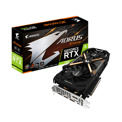 Tarjeta Gráfica Gigabyte Rtx 2060 Aorus Xtreme 6gb Gddr6 | Quonty.com | GVN2060AX-00-G